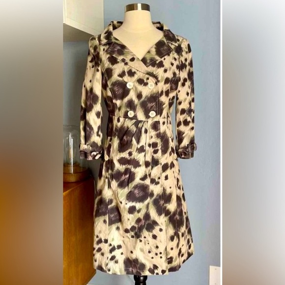 Valentino Multi Print Trench Coat | early 2000s | - Picture 1 of 11